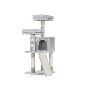 45.3-Inch Cat Condo with Scratching Posts