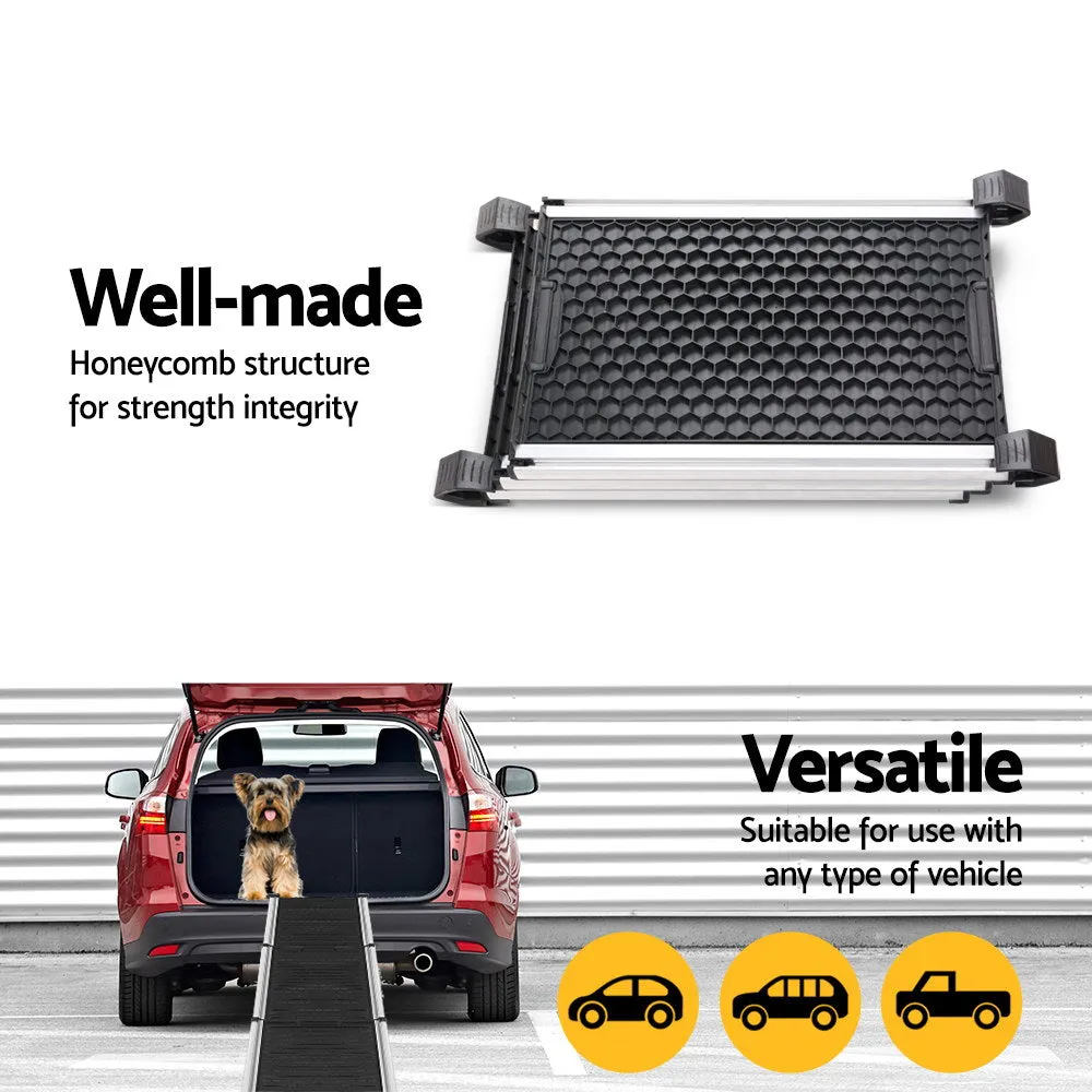 Deluxe Aluminium Foldable Pet Ramp - Black