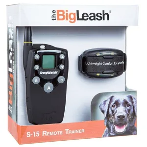 Dog Vibration Training Collar - Dogwatch BigLeash S-15 Remote Trainer