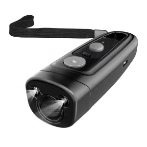 Fresh Fab Finds Ultrasonic Dog Anti-Bark Device 2 in 1 Rechargeable Barking Control Training Tool 32ft LED Light 2 Mode Dog Whistle Safe for Dog Human