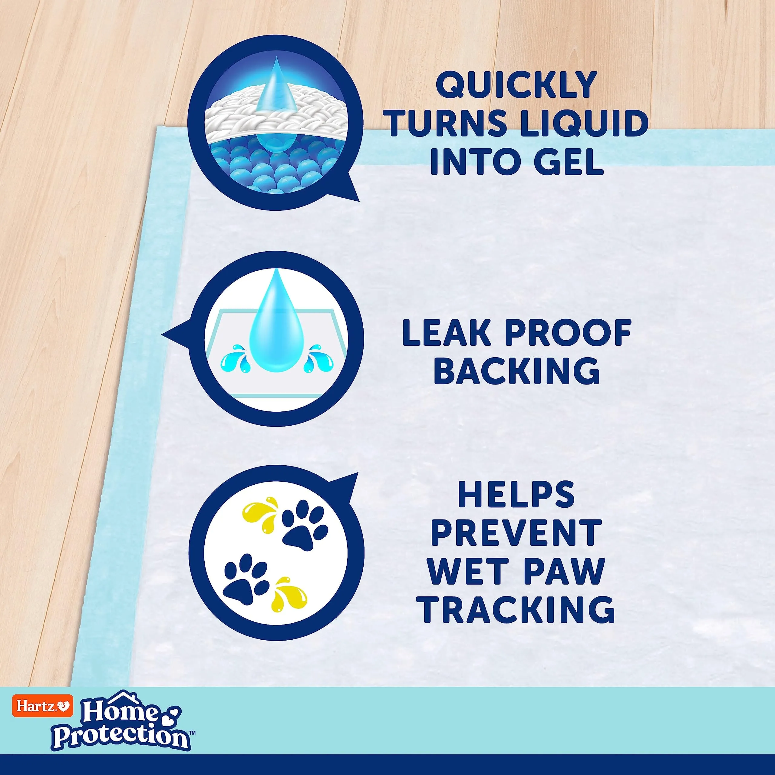 Hartz Mountain Home Protection Odor Eliminating Lavendar Scented Training Pads - 50 Count