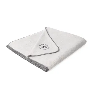 Herringbone Pet Blanket Silver