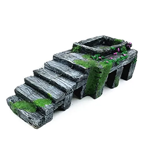 OMEM Reptile Breeding Box Shelter Habitat Decor Terrarium Hideout Turtle Basking Ramp Water Bowl Feeding Humidify Hide Caves