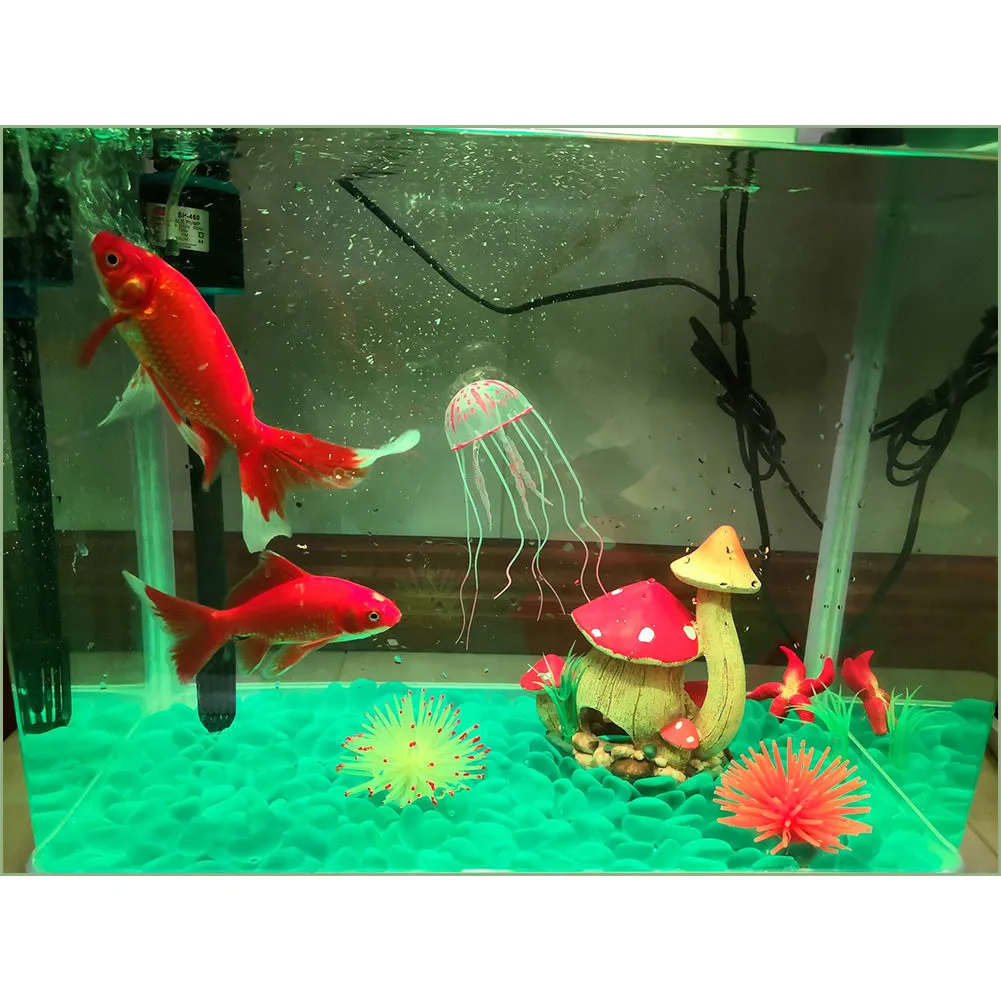 OMEM Reptile Hide Cave Amphibian Habitat Accessories Ornaments Garden Mushroom House Decor Landscape Ornament