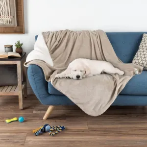 Pet Soft Plush Waterproof Blanket