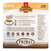 Primal Pet Foods Freeze Dried Raw Topper Cupboard Cuts Pork (3.5 oz)