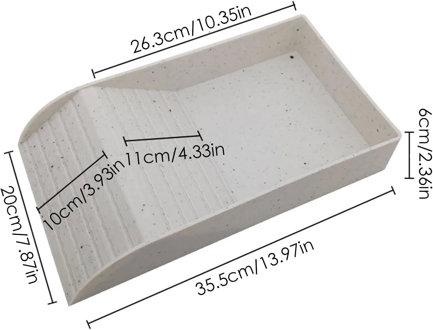 REPTIZOO Multi-Function Tortoise/Lizard Water Dish #GK11