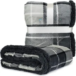 Sherpa Fleece Pet Waterproof Blanket for Bed, Couch, Sofa