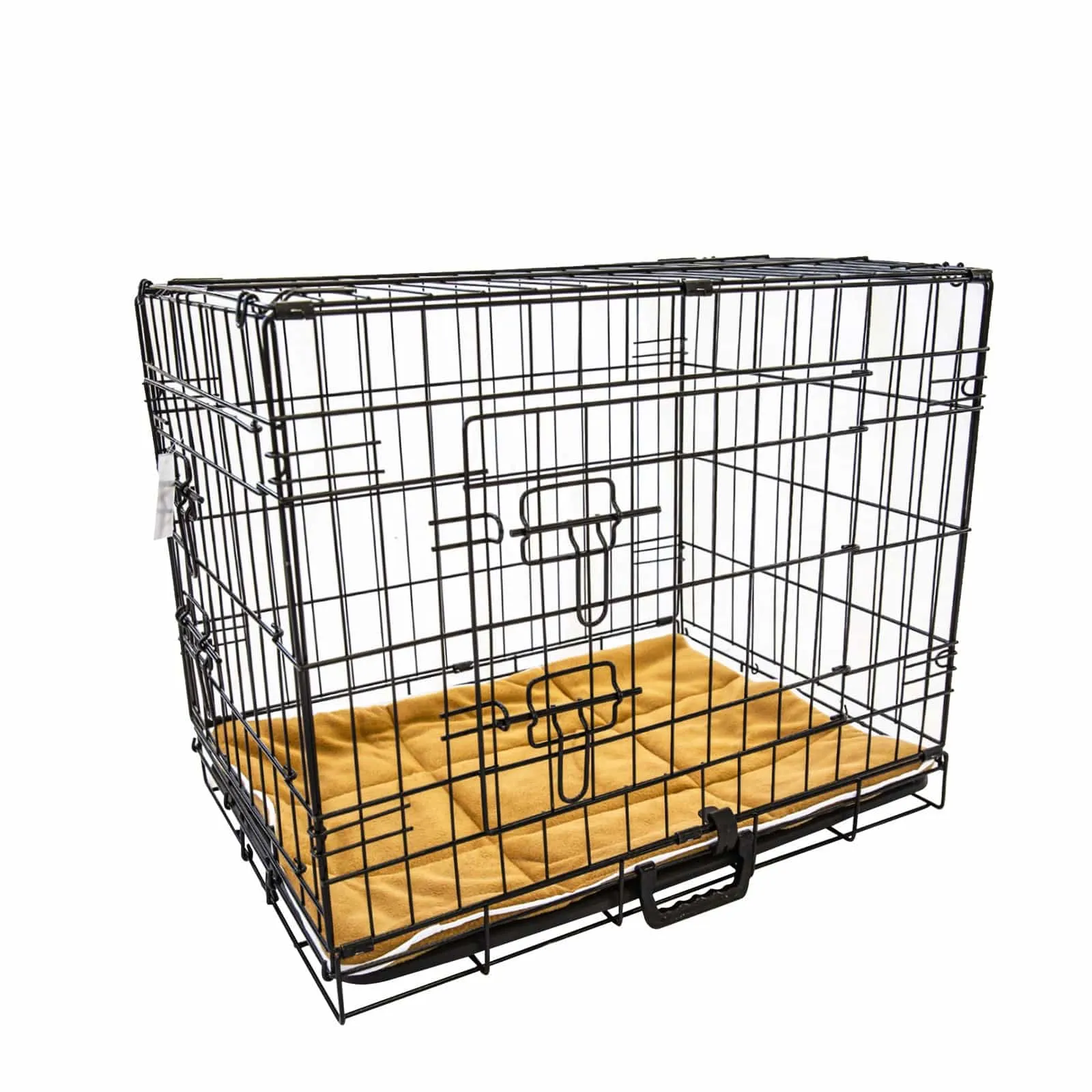 Wire Dog Cage Foldable Crate Kennel 36in withTray   Cushion Mat Combo